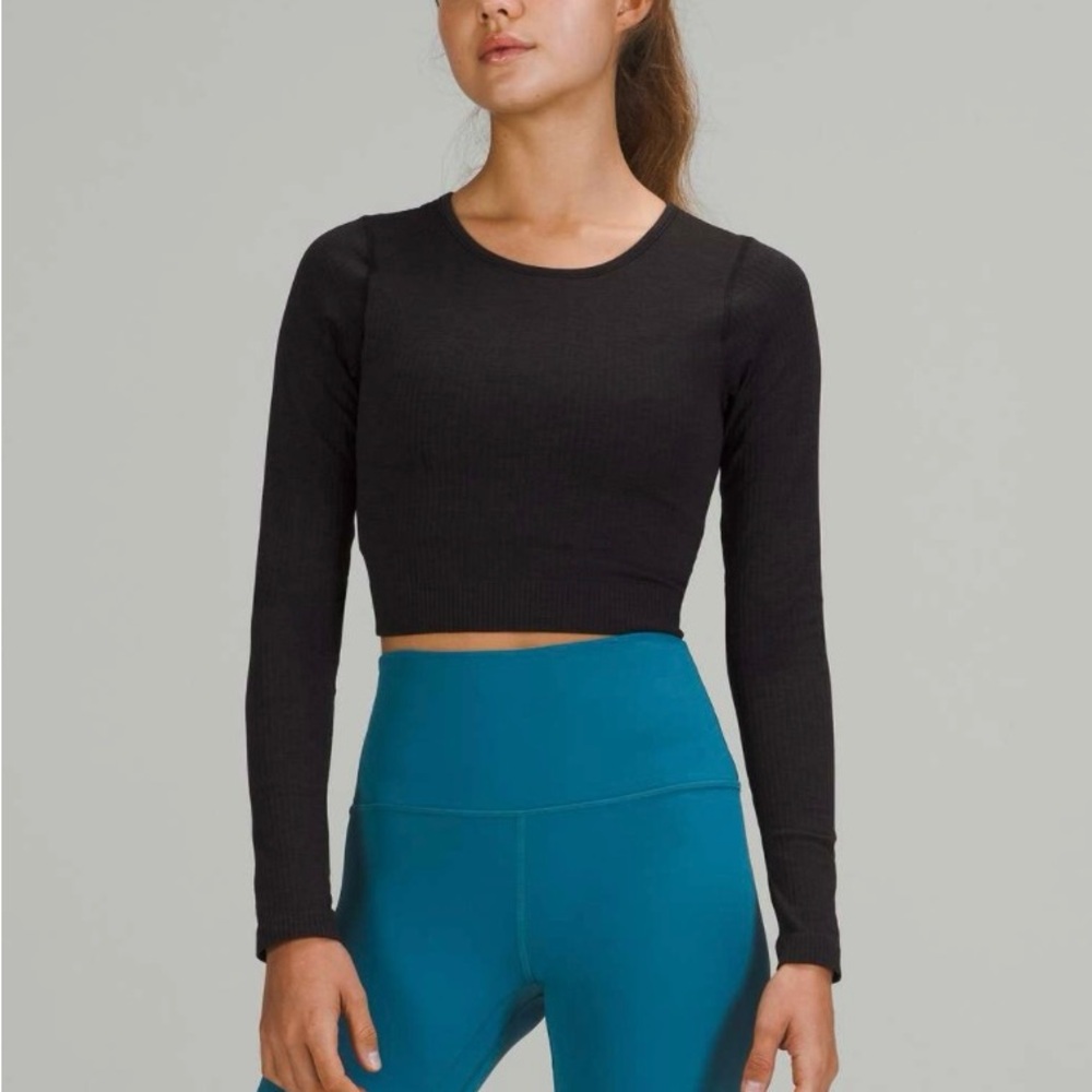 Lululemon Ebb to Street Black Long Sleeve